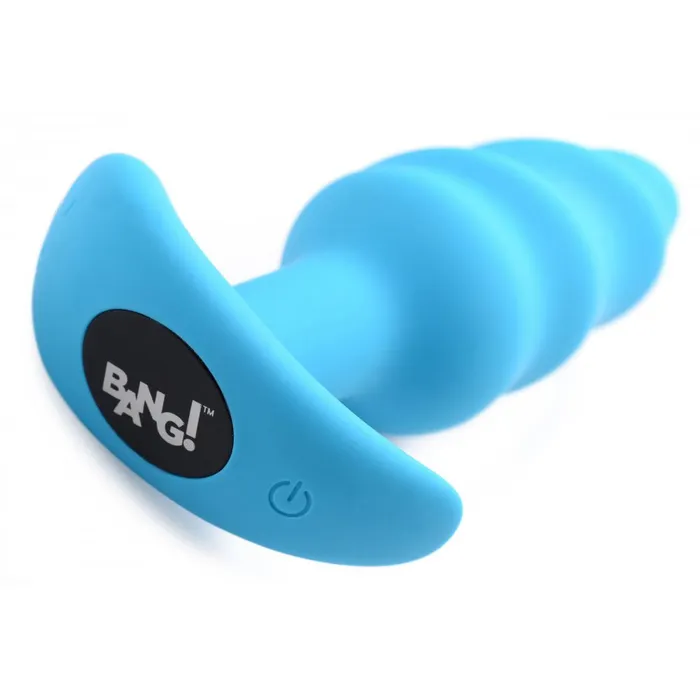 Remote Control 21X Vibrating Silicone Swirl Butt Plug Bang Anal