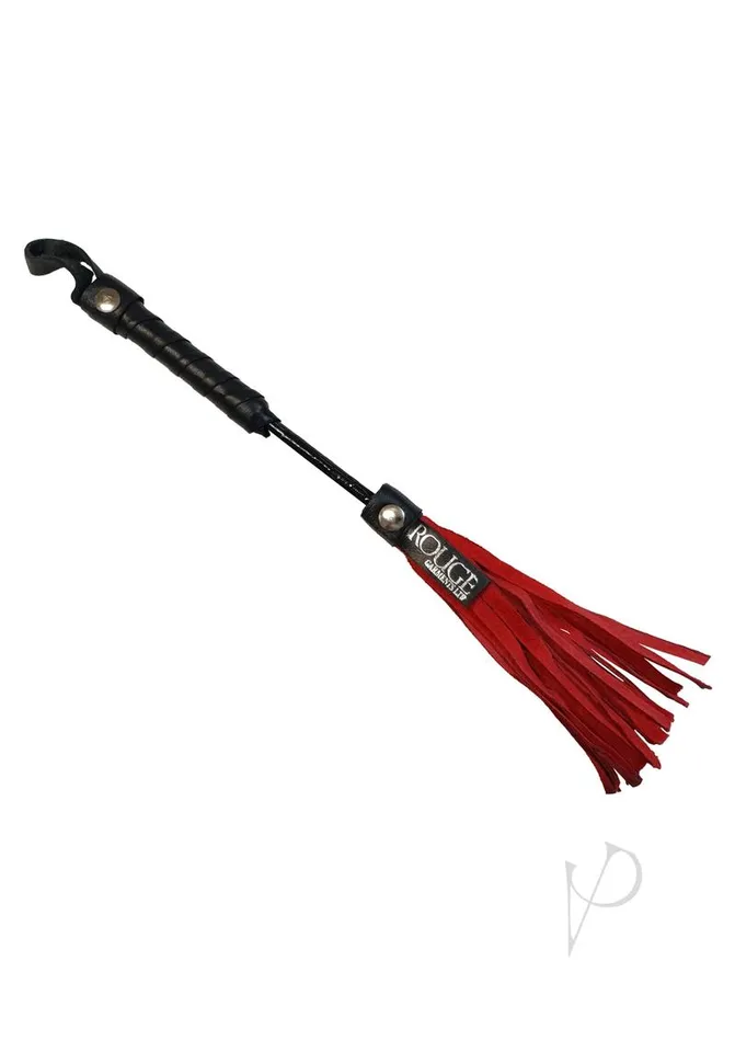 Restraints Rouge Leather Mini Flogger Red Rouge