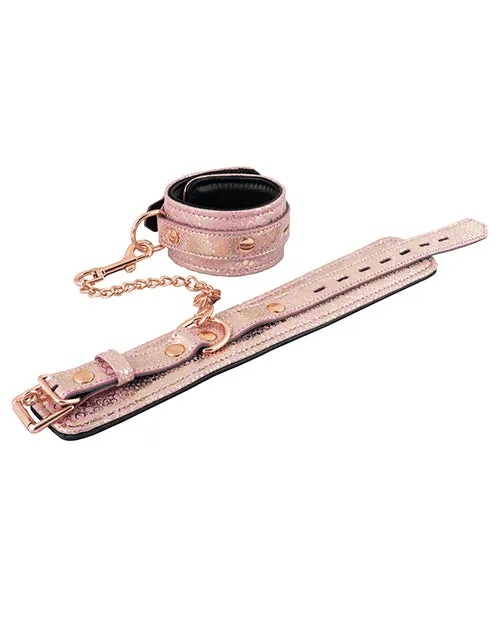 Restraints Spartacus Spartacus Wrist Restraints wLeather Lining Pink Snakeskin Micro Fiber Restraints Spartacus Spartacus Wrist Restraints wLeather Lining Pink Snakeskin Micro Fiber
