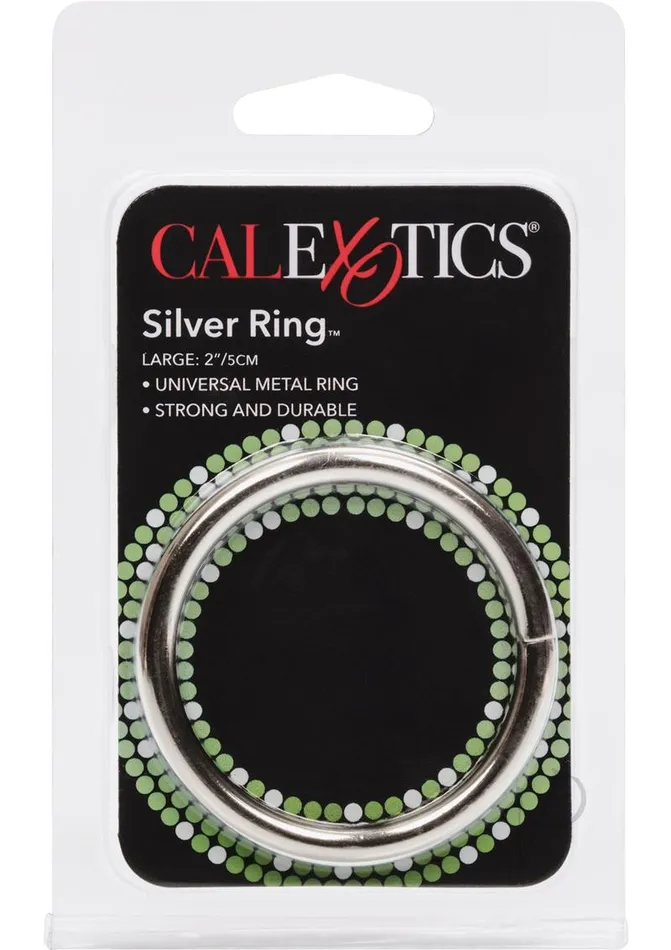 Rings Male Sex Toys Silver Cock Ring Large Silver
