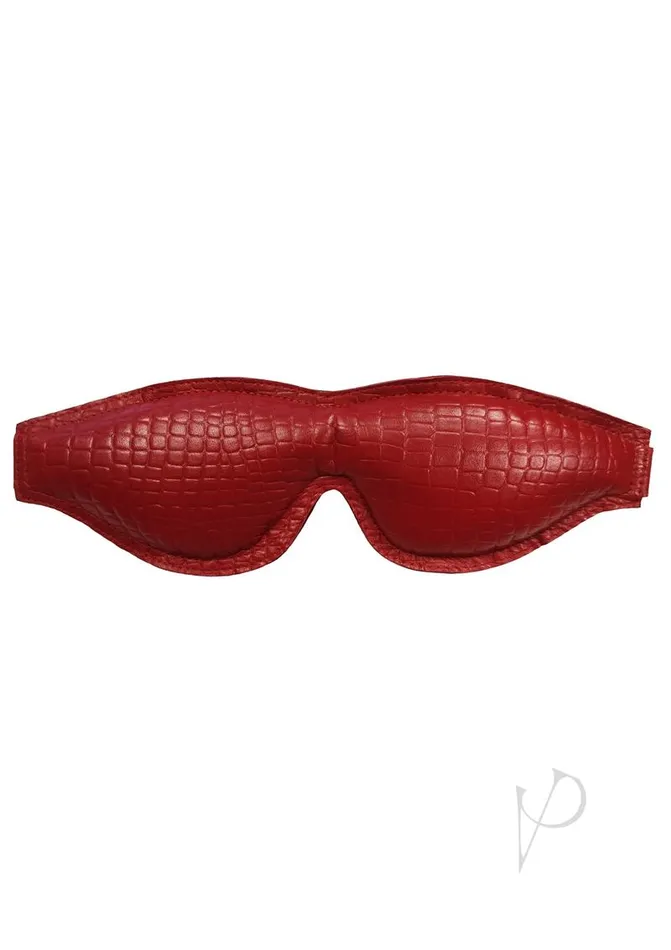 Rouge Anaconda Padded Adjustable Blindfold BurgundyBlack Rouge Anal
