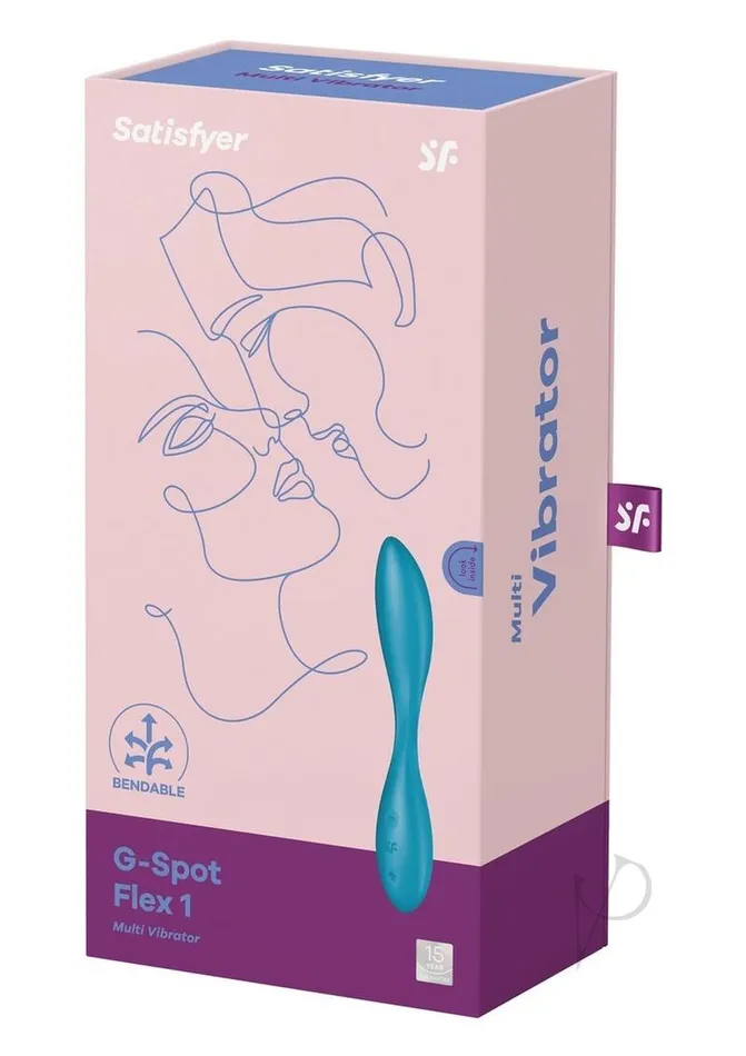 Satisfyer GSpot Flex 1 Rechargeable Silicone Vibrator Petrol Satisfyer Vibrators Satisfyer GSpot Flex 1 Rechargeable Silicone Vibrator Petrol Satisfyer Vibrators