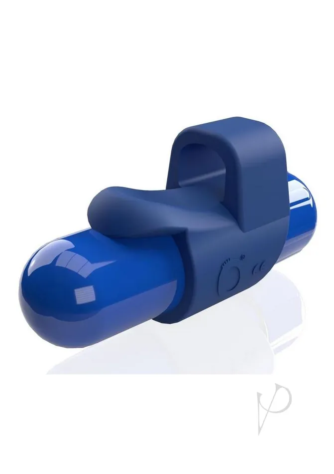 Screaming O Female Sex Toys 4T FingO Slim Finger Vibrator Blueberry