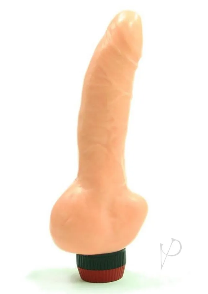 Sensual Pleaser Realistic Vibrator 7in Vanilla Golden Triangle Female Sex Toys Sensual Pleaser Realistic Vibrator 7in Vanilla Golden Triangle Female Sex Toys