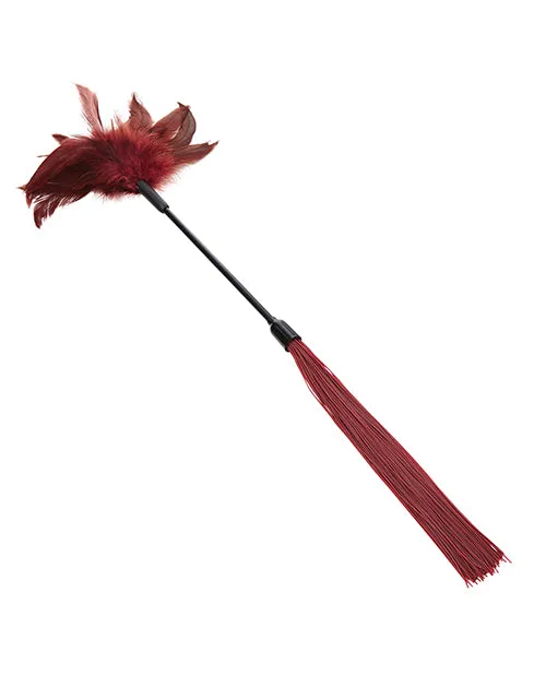 Sex and Mischief Enchanted Feather Tickler BlackRed Sex And Mischief Anal