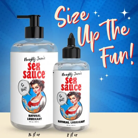 Sexual Health Wellbeing XR Brand Naughty Janes Sex Sauce Natural Lubricant