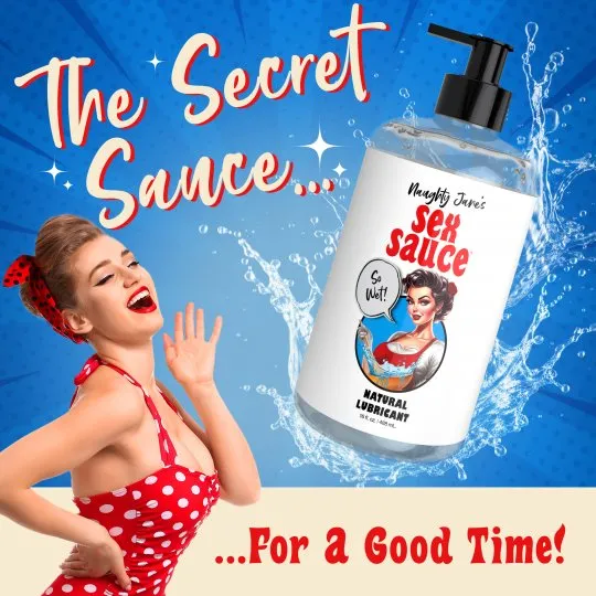 Sexual Health Wellbeing XR Brand Naughty Janes Sex Sauce Natural Lubricant