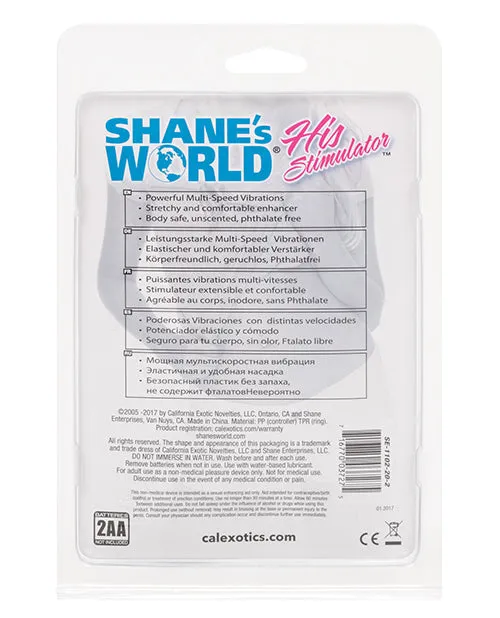 Shanes World Couples Shanes World His Stimulator Vibrating Cock Ring with Wired Remote Control Blue Shanes World Couples Shanes World His Stimulator Vibrating Cock Ring with Wired Remote Control Blue