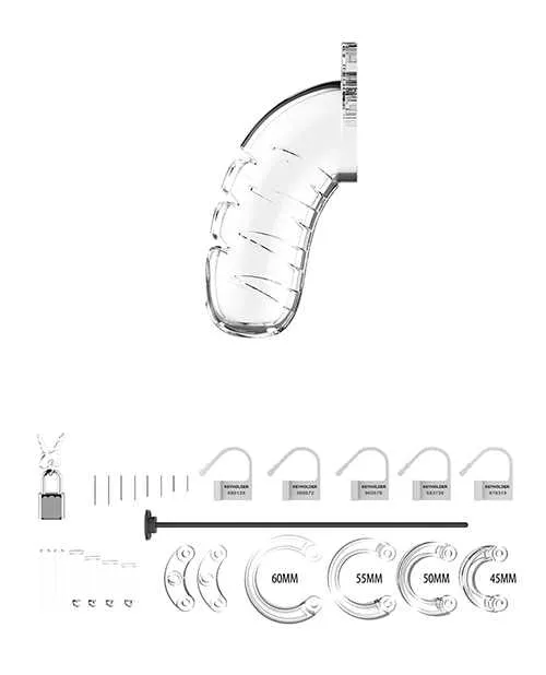 Shots Man Cage 45 wSilicone Urethral Sounding Clear Man Cage Male Sex Toys Shots Man Cage 45 wSilicone Urethral Sounding Clear Man Cage Male Sex Toys