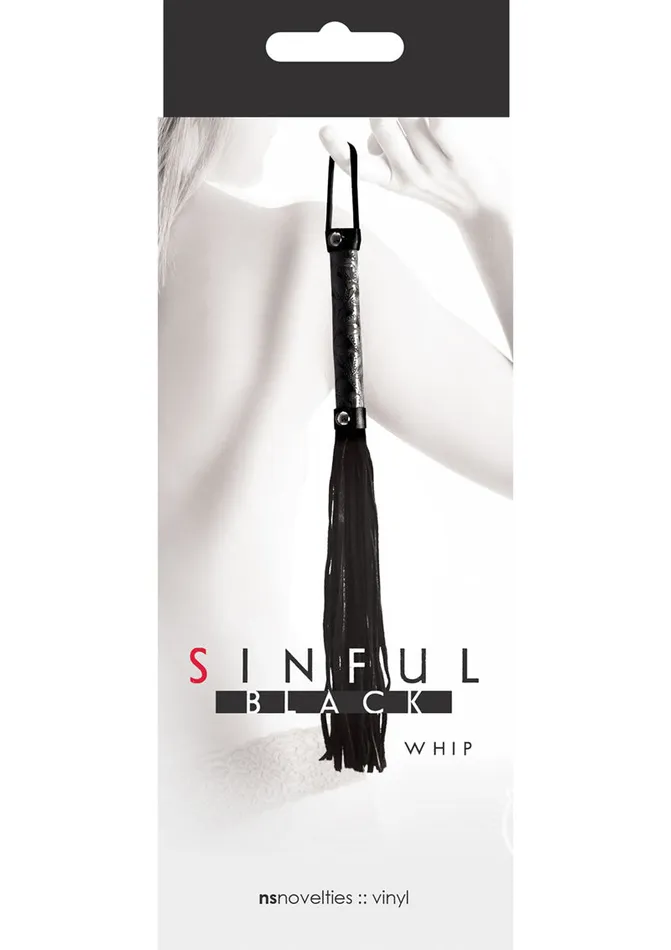 Sinful By Ns Novelties Anal Sinful Whip Black