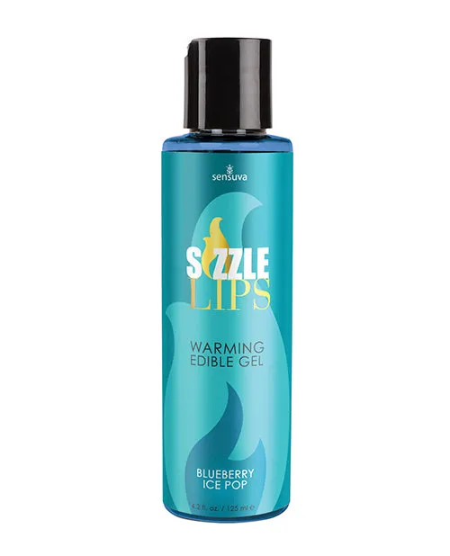 Sizzle Lips Couples Sizzle Lips Warming Edible Massage Oil Blueberry Ice Pop 42oz Sizzle Lips Couples Sizzle Lips Warming Edible Massage Oil Blueberry Ice Pop 42oz
