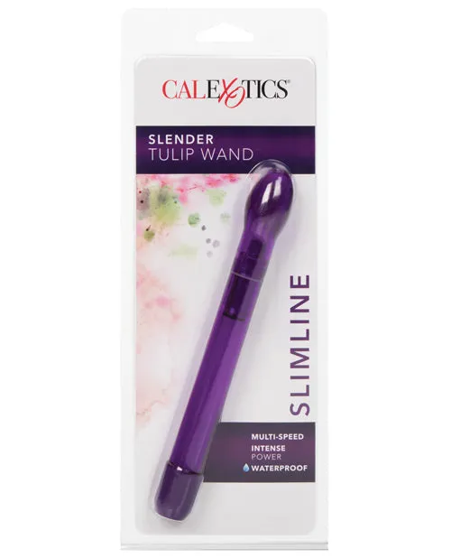 Slender Tulip Wand Vibrator Purple Hard Vibes Vibrators Slender Tulip Wand Vibrator Purple Hard Vibes Vibrators