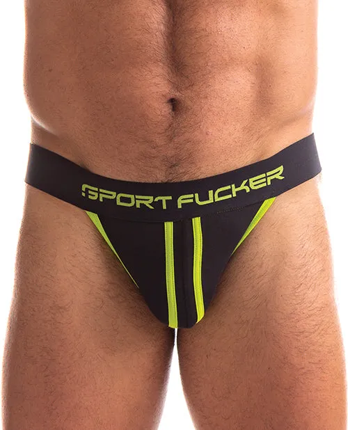 Sport Fucker Anal Sport Fucker Jersey Jock XL BlackGreen