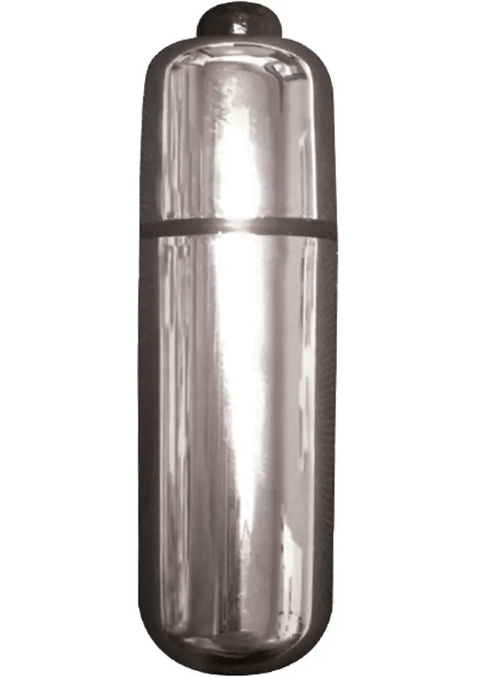 Sportsheets Sportsheets Mini Peanut Bullet Vibrator Silver Female Sex Toys