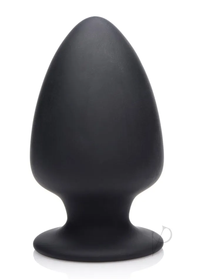 Squeeze It Male Sex Toys SqueezeIt Squeezable Silicone Anal Plug Large Black