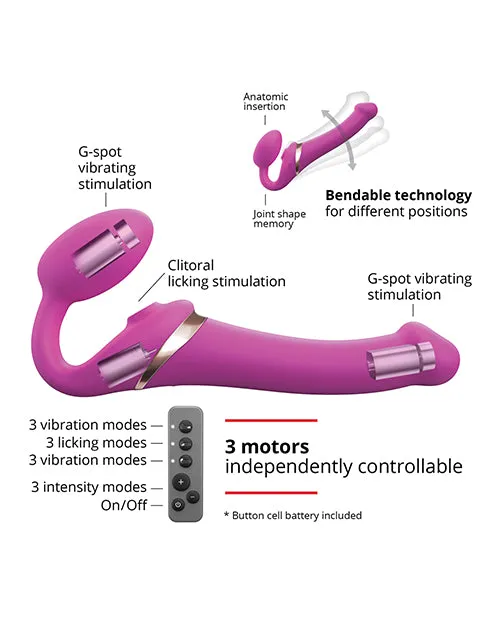 Strap On Me Female Sex Toys Strap on Me Multi Orgasm Bendable Strapless Strap on Medium Fuchsia Strap On Me Female Sex Toys Strap on Me Multi Orgasm Bendable Strapless Strap on Medium Fuchsia