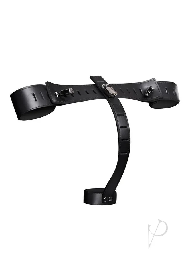 Strict Leather Strict Leather Wrist to Cock Locking Restraint Black Restraints