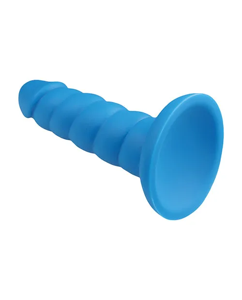 Suga Daddy Silicone Dildo 55in Blue Rock Candy Toys Dildos