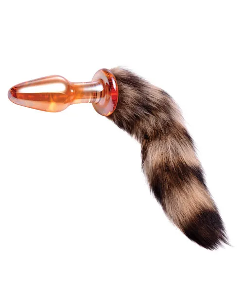 Tailz Fox Tail Glass Anal Plug Orange Tailz Anal