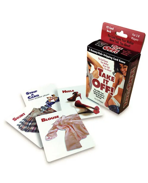 Take It Off Rummy Style Stripping Card Game Adult Party And Games Games