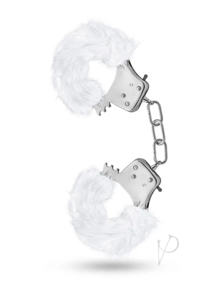 Temptasia Couples Temptasia Plush Fur Cuffs White Temptasia Couples Temptasia Plush Fur Cuffs White