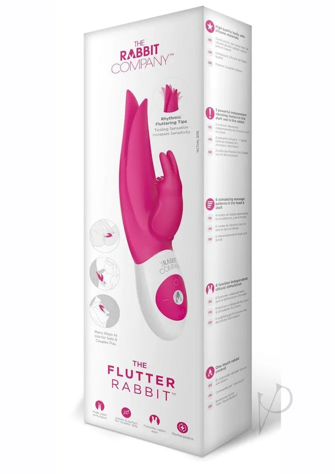 The Rabbit Company The Flutter Rabbit Rechargeable Silicone Rabbit Vibrator Pink The Rabbit Company Vibrators The Rabbit Company The Flutter Rabbit Rechargeable Silicone Rabbit Vibrator Pink The Rabbit Company Vibrators