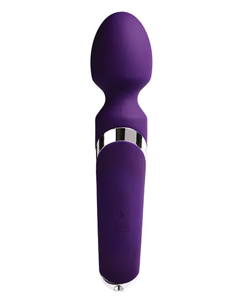 Vedo Vibrators VeDO Wanda Rechargeable Wand Deep Purple Vedo Vibrators VeDO Wanda Rechargeable Wand Deep Purple