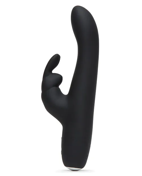 Vibrators Fifty Shades Of Grey Fifty Shades of Grey Greedy Girl Rechargeable Slimline Rabbit Vibrator Black Vibrators Fifty Shades Of Grey Fifty Shades of Grey Greedy Girl Rechargeable Slimline Rabbit Vibrator Black