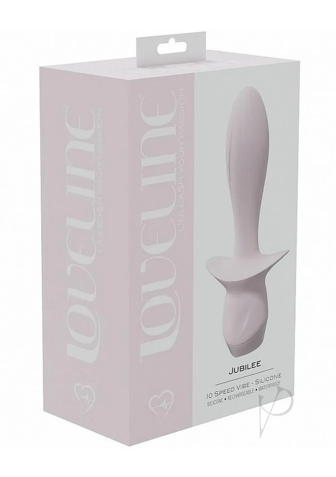 Vibrators Loveline Loveline Jubilee 10 Speed Silicone Rechargeable Vibrator Pink Vibrators Loveline Loveline Jubilee 10 Speed Silicone Rechargeable Vibrator Pink