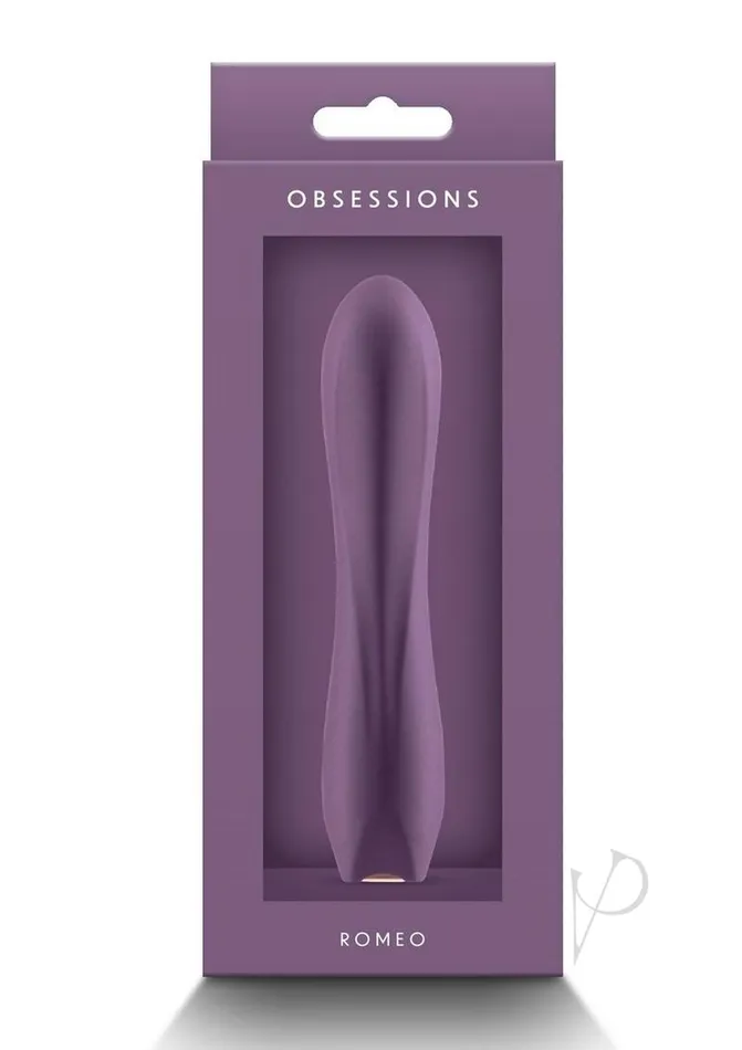 Vibrators Obsessions Obsessions Romeo Rechargeable Silicone Vibrator Purple Vibrators Obsessions Obsessions Romeo Rechargeable Silicone Vibrator Purple