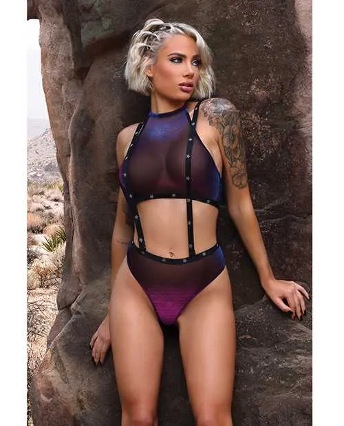 Vibrators Vibes By Fantasy Lingerie Vibes Stardust Halter Top Suspender Bottoms Black LXL Vibrators Vibes By Fantasy Lingerie Vibes Stardust Halter Top Suspender Bottoms Black LXL