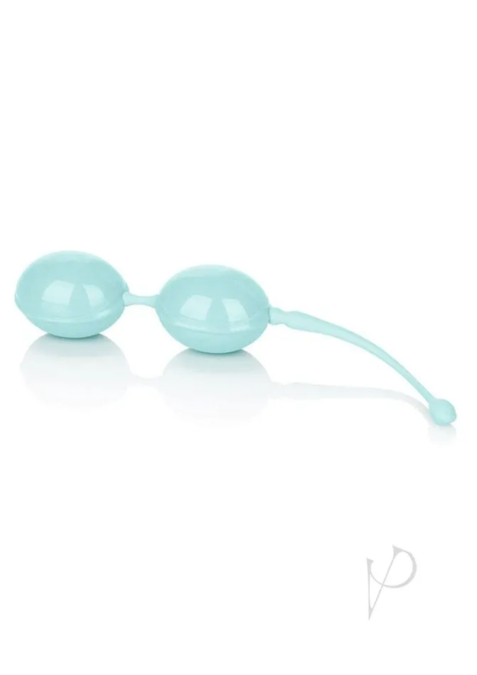 Weighted Kegel Balls Silicone with Retrieval Cord Teal Kegel Female Sex Toys