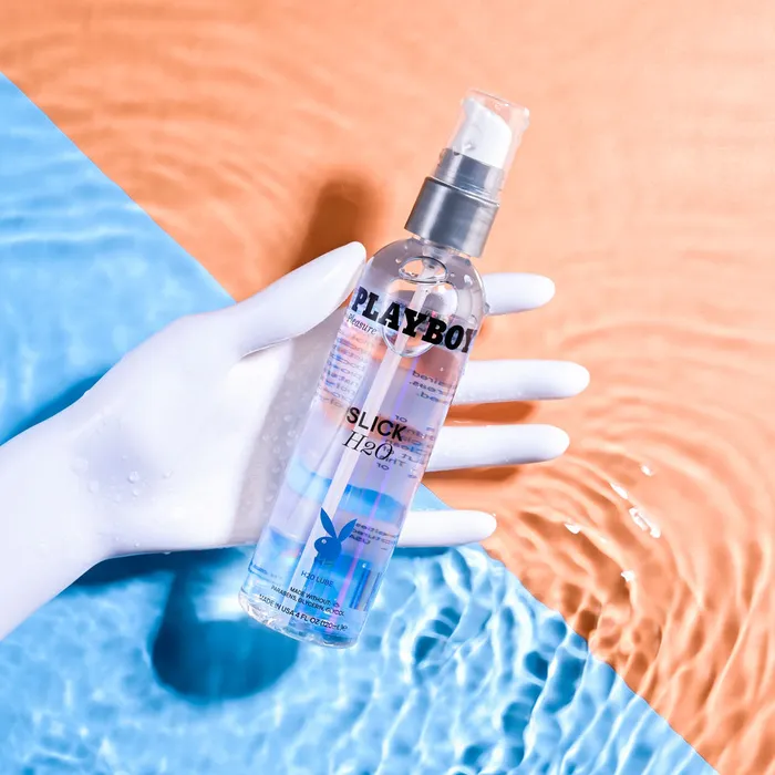 Wild Night Fantasies Lubricants Playboy Pleasure SLICK H2O Water Based Lubricant 120 ml
