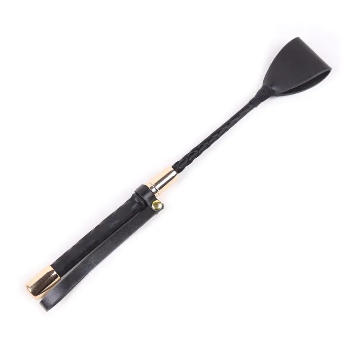 Wild Night Fantasies Restraints Strict 30cm Short Leather Riding Crop