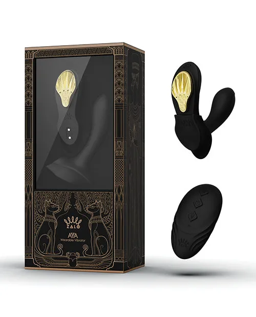 ZALO Aya Wearable Vibrator wRemote Obsidian Black Zalo Vibrators ZALO Aya Wearable Vibrator wRemote Obsidian Black Zalo Vibrators