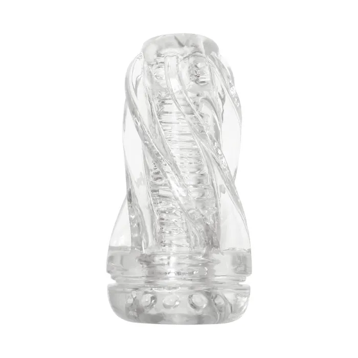 Zero Tolerance Twist Clear Stroker Male Masturbator Zero Tolerance Male Sex Toys