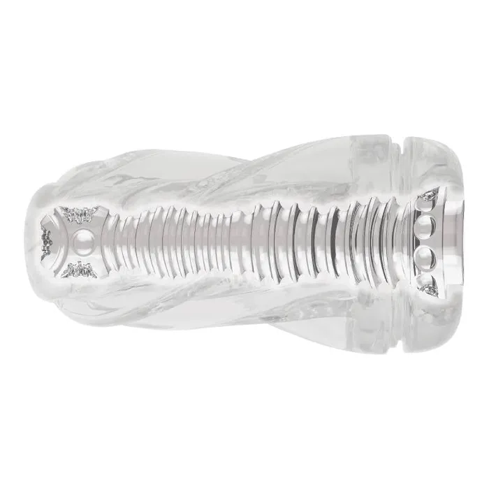 Zero Tolerance Twist Clear Stroker Male Masturbator Zero Tolerance Male Sex Toys