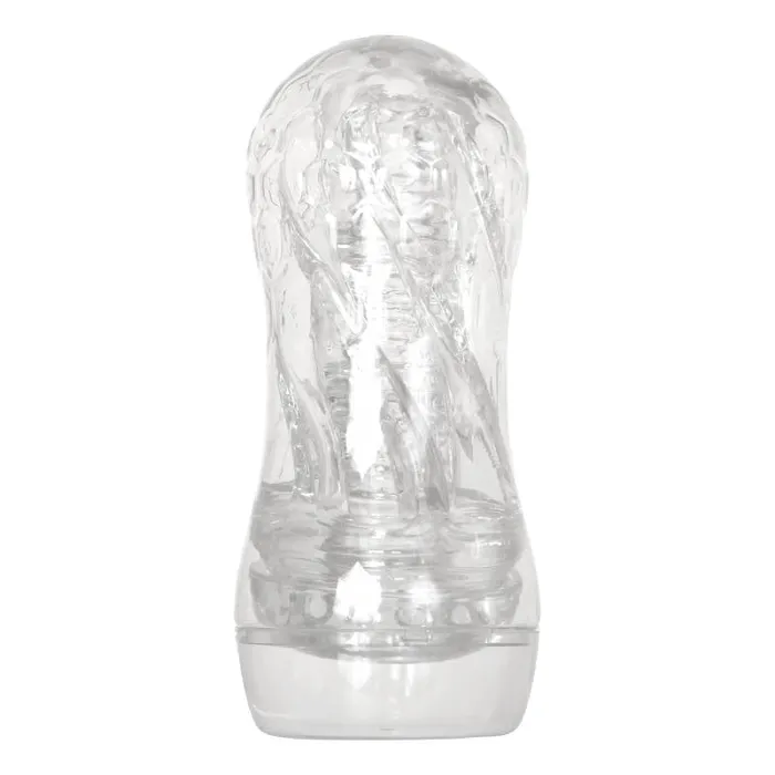 Zero Tolerance Twist Clear Stroker Male Masturbator Zero Tolerance Male Sex Toys