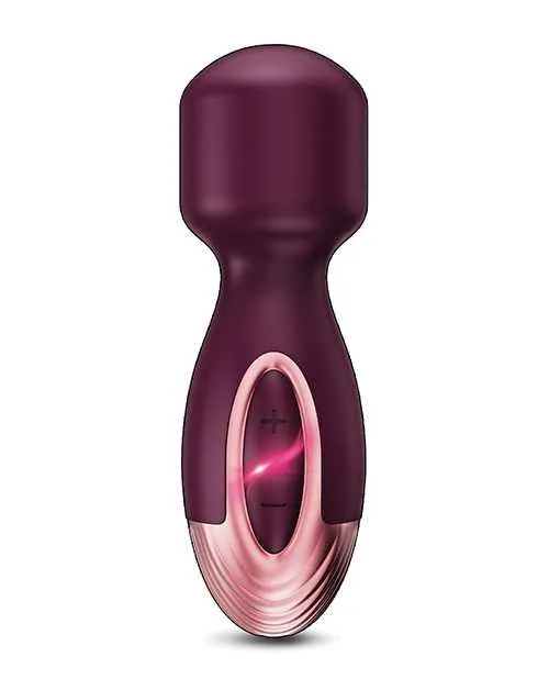 Zola Female Sex Toys Zola Rechargeable Silicone Mini Wand BurgundyRose Gold Zola Female Sex Toys Zola Rechargeable Silicone Mini Wand BurgundyRose Gold